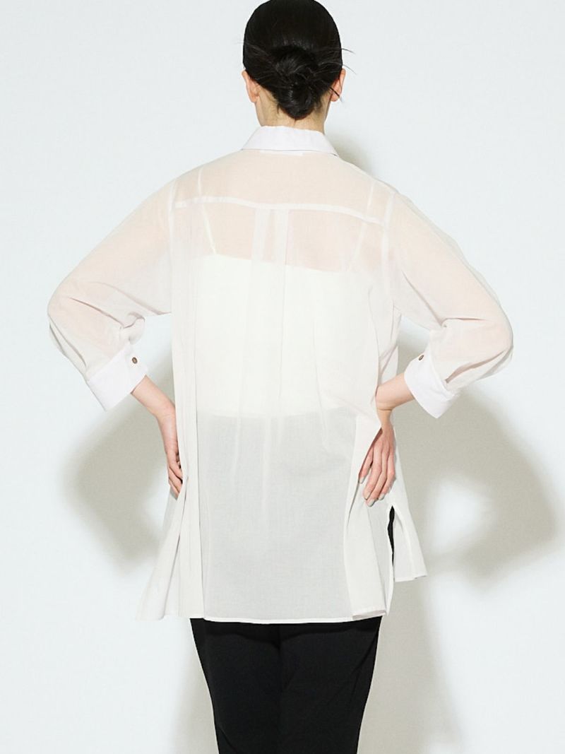 MIDIUMISOLID for Ladies シアースリーブコンシャスT｜ MARcourt