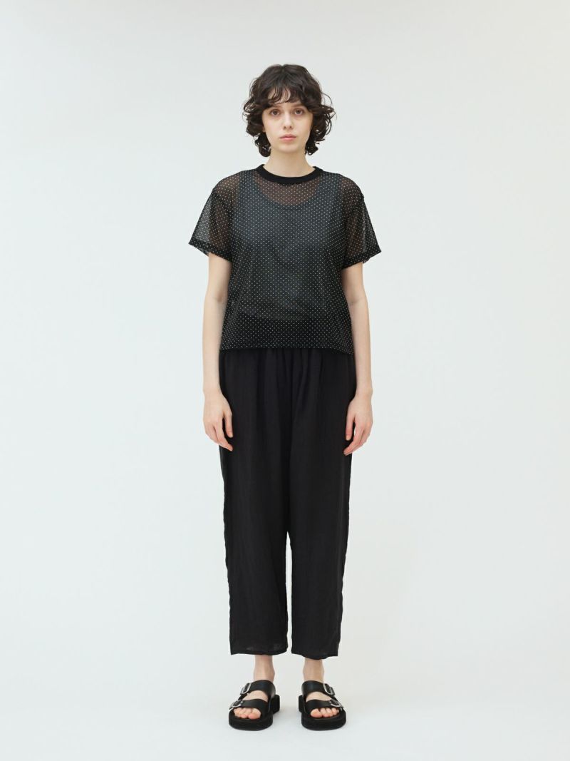 MARcourt｜mizuiro ind メッシュドットクルーネックT | Rakuten