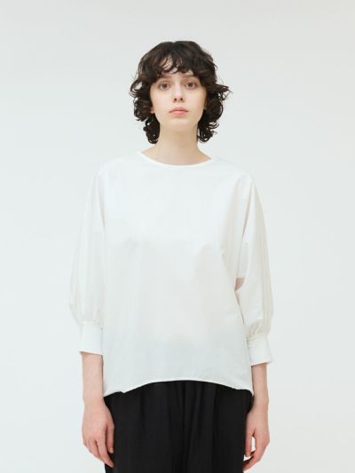 mizuiro ind ボートネックコクーンプルオーバー