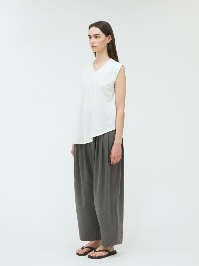 mizuiro ind ハイウエストタックパンツ｜ MARcourt ONLINE STORE