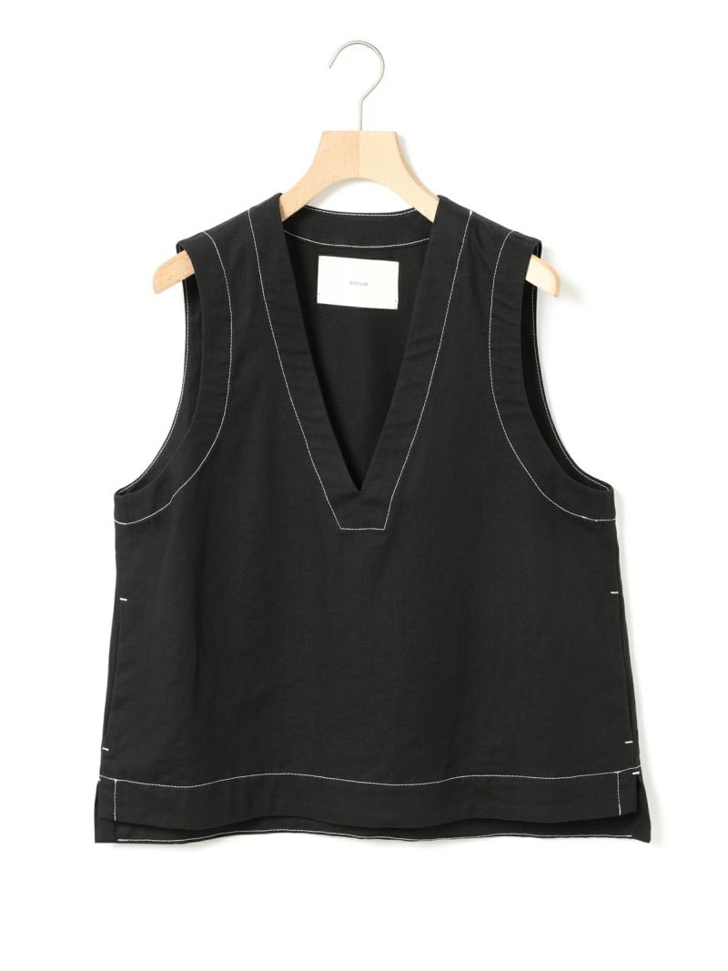 MidiUmi コットンリネンVネックベスト｜ MARcourt ONLINE STORE