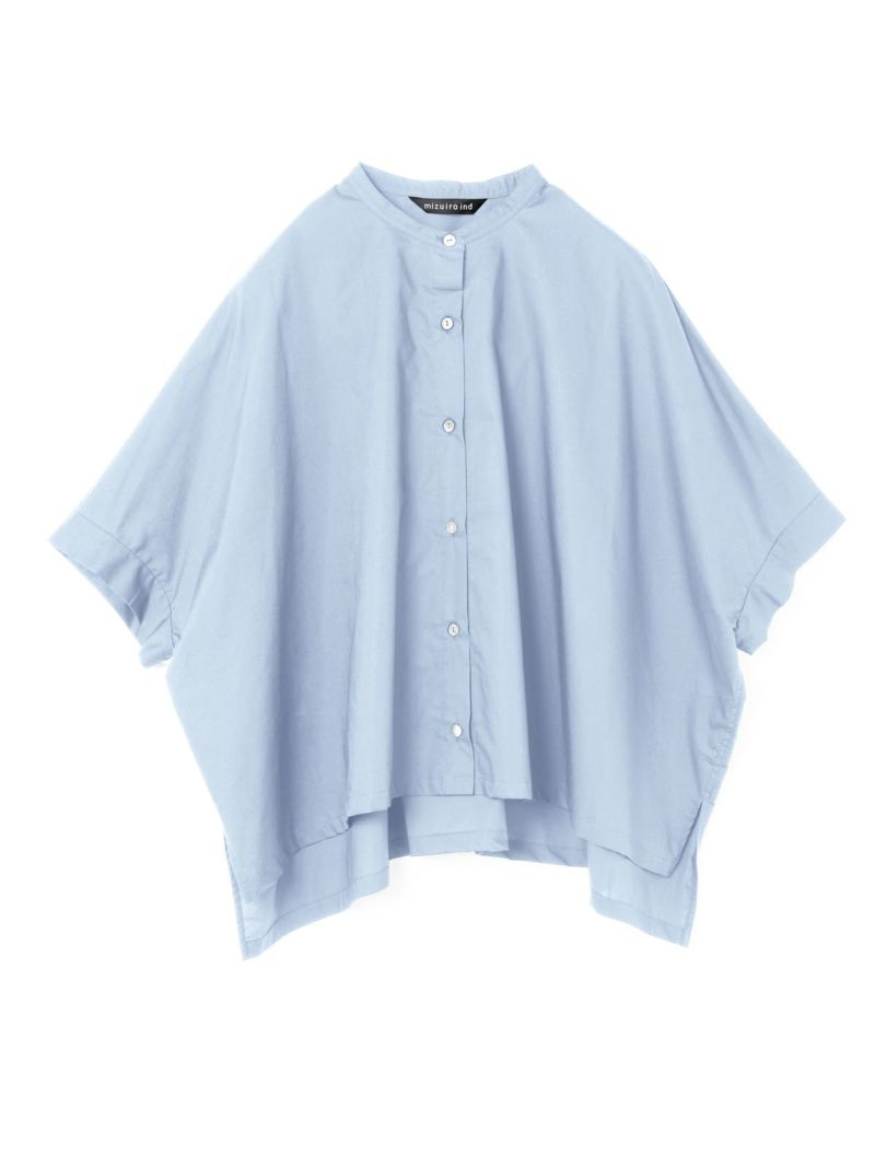 mizuiro ind スタンドカラーワイドシャツ｜ MARcourt ONLINE