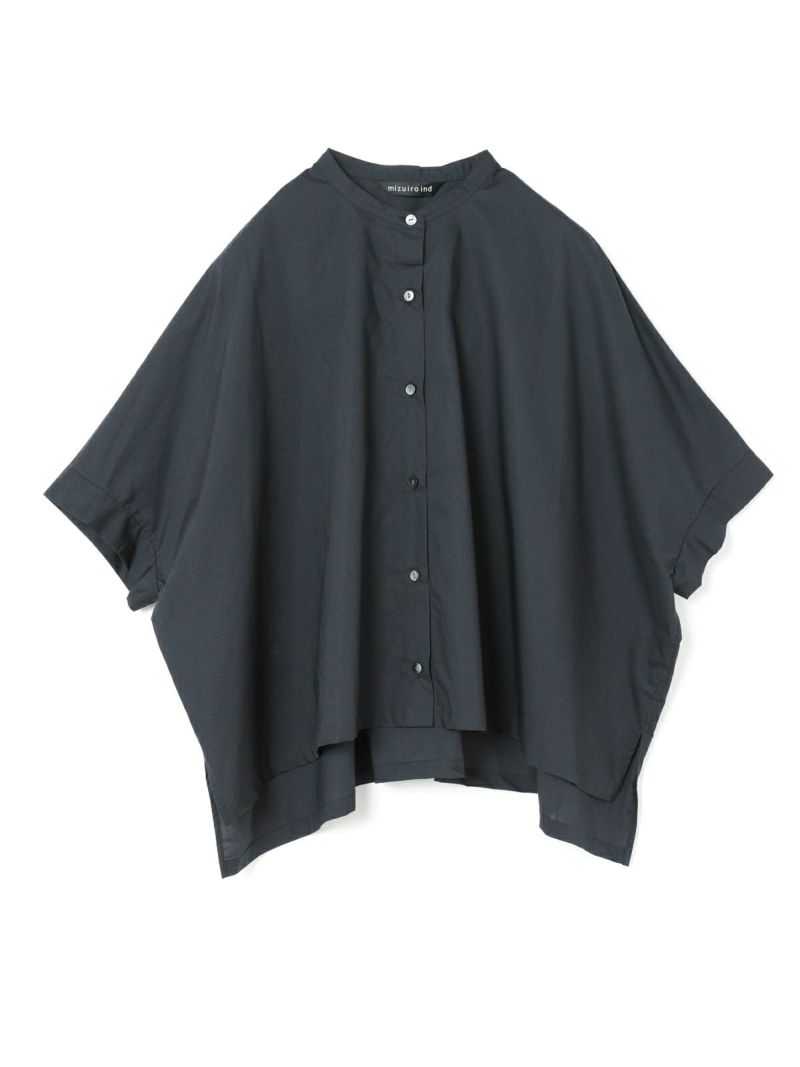 mizuiro ind スタンドカラーワイドシャツ｜ MARcourt ONLINE