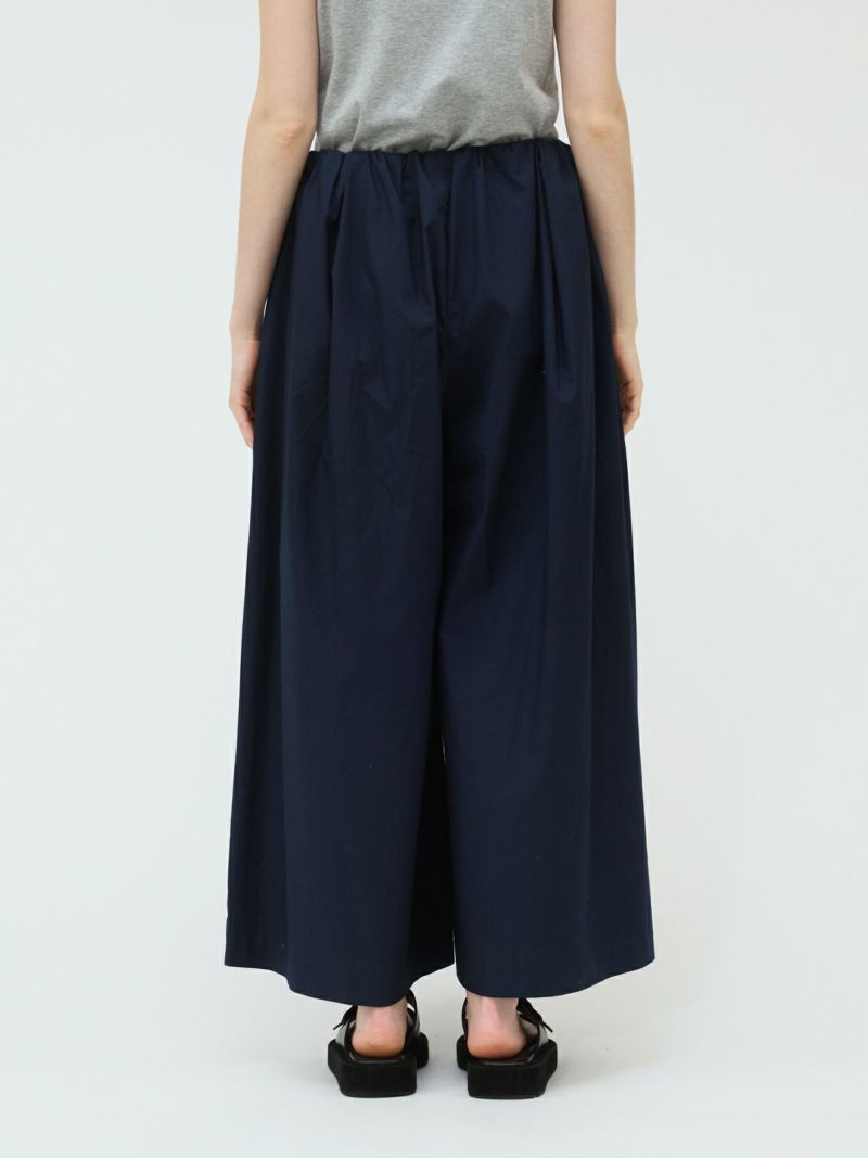 mizuiro ind ワイドギャザータックパンツ｜ MARcourt ONLINE
