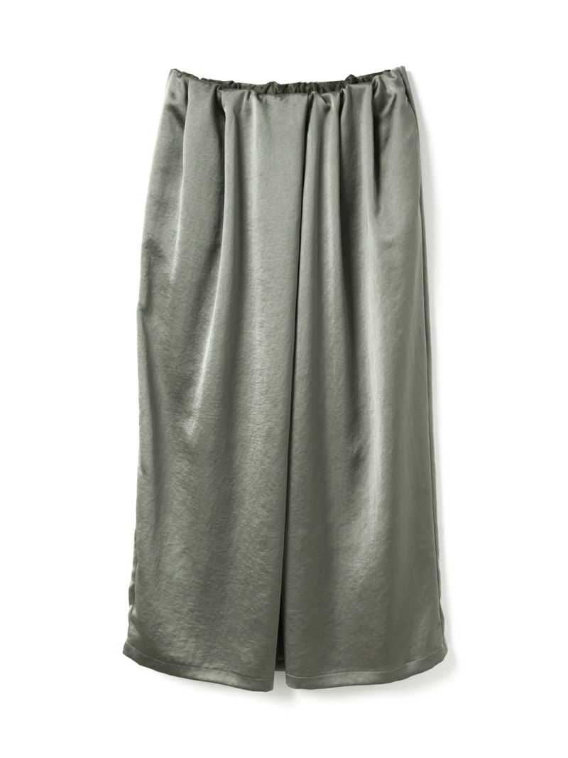 mizuiro ind フロントタックロングスカート｜ MARcourt ONLINE