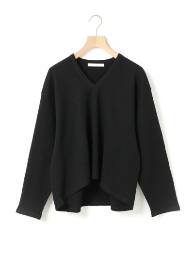 MARMARMAR VネックワッフルロングスリーブT