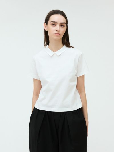 mizuiro ind 襟付きTシャツ