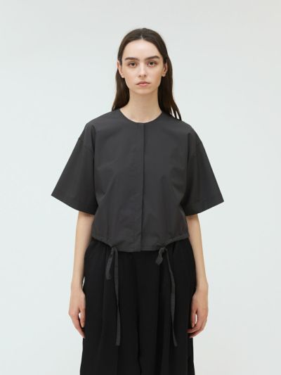 mizuiro ind ドローストリングシャツ