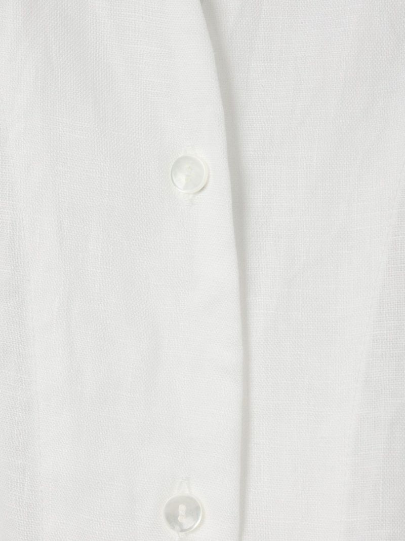 mizuiro ind リネンスタンドカラーコクーンシャツ｜ MARcourt
