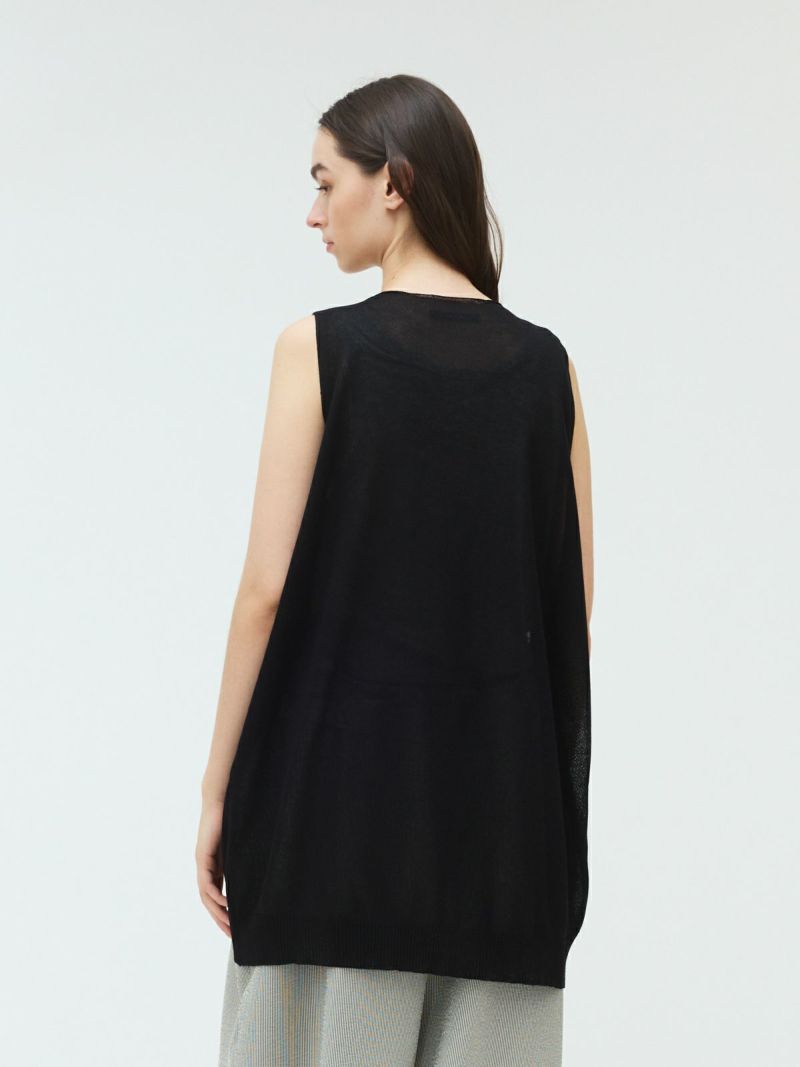 mizuiro ind クルーネックワイドベスト｜ MARcourt ONLINE STORE