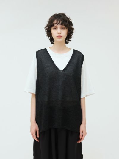 mizuiro ind ワイドVネックベスト