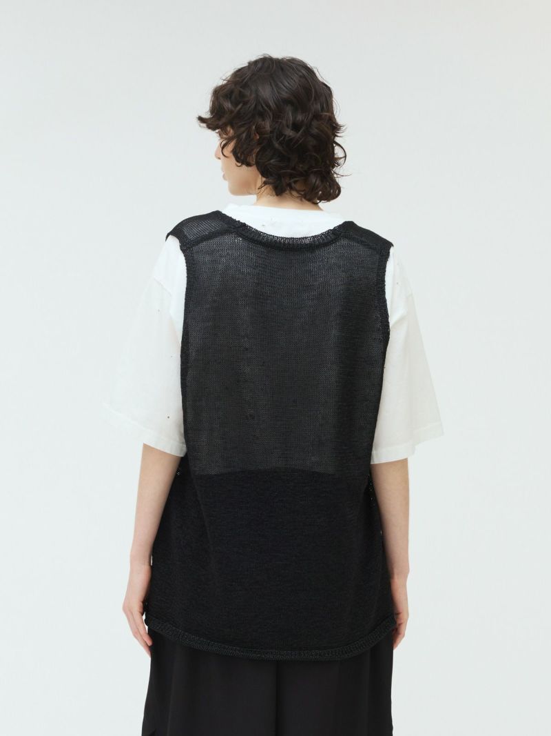 mizuiro ind ワイドVネックベスト｜ MARcourt ONLINE STORE