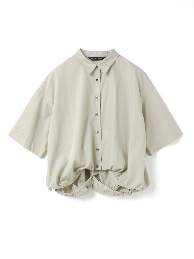 mizuiro ind ハーフスリーブバルーンシャツ｜ MARcourt ONLINE