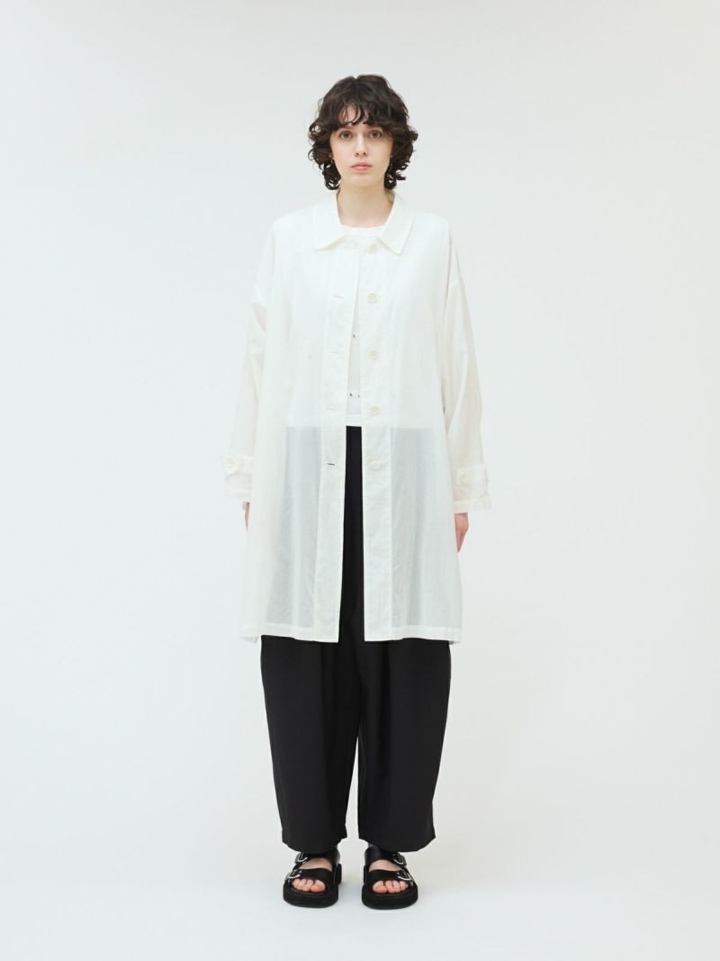 mizuiro ind シアーステンカラーロングシャツ｜ MARcourt ONLINE