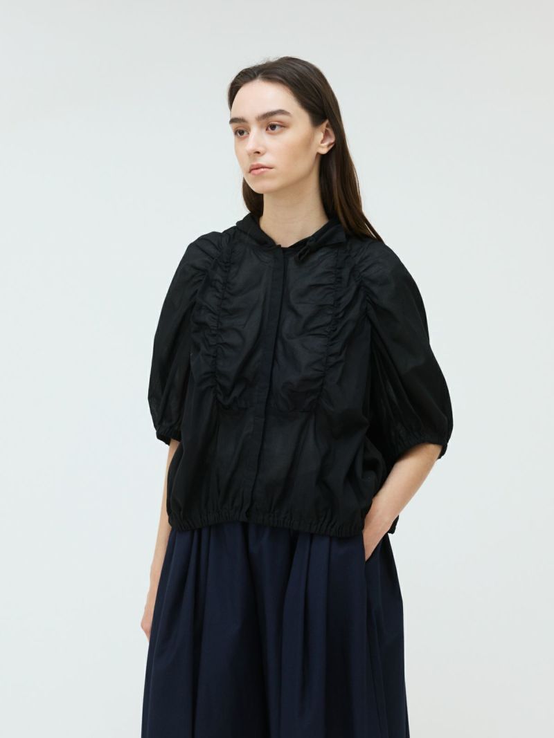 mizuiro ind ギャザーフード付きシャツ｜ MARcourt ONLINE STORE