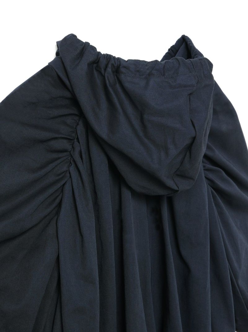 mizuiro ind ギャザーフード付きシャツ｜ MARcourt ONLINE STORE
