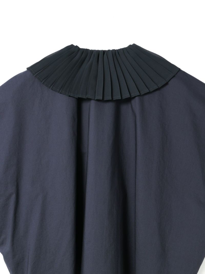 2025年新作入荷 ind mizuiro プリーツカラーシャツ｜ STORE ONLINE MARcourt トップス
