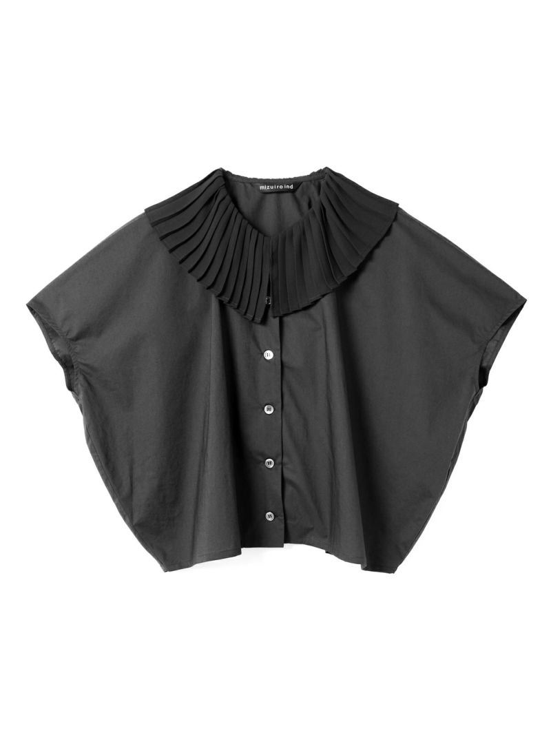 ファッション好きが選ぶ人気ブランドランキング mizuiro ind プリーツカラーシャツ｜ MARcourt ONLINE STORE トップス