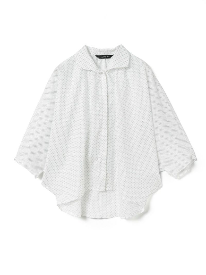 mizuiro ind ドットギャザードルマンシャツ｜ MARcourt ONLINE