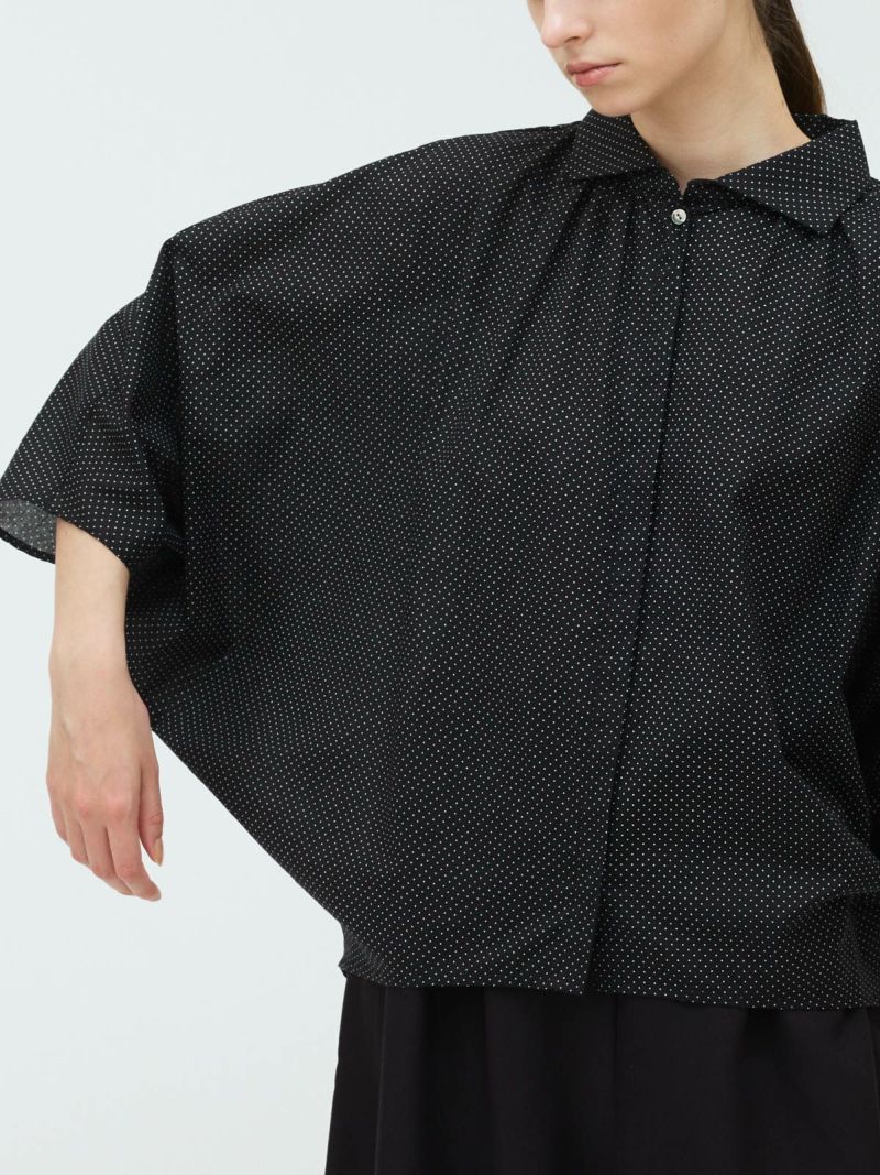 mizuiro ind ドットギャザードルマンシャツ｜ MARcourt ONLINE