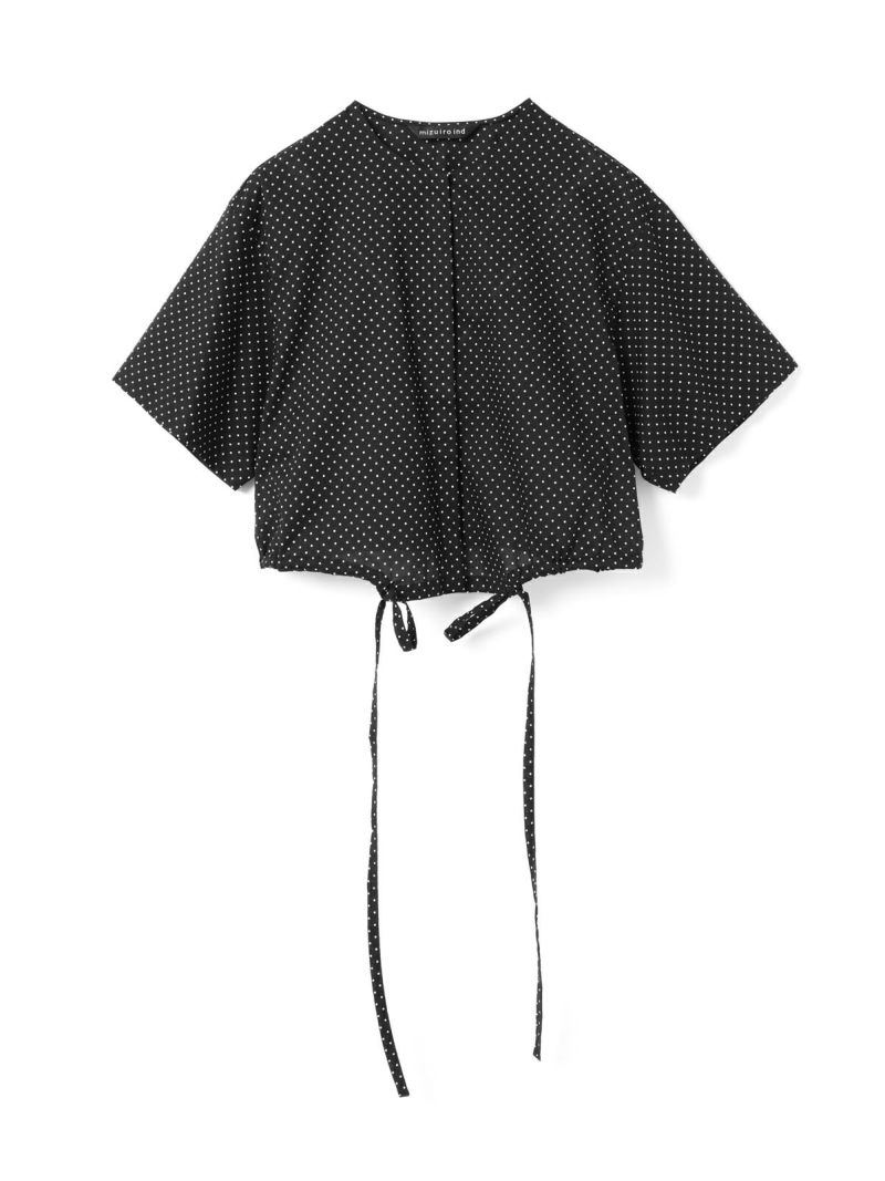 mizuiro ind ドットドローストリングシャツ｜ MARcourt ONLINE