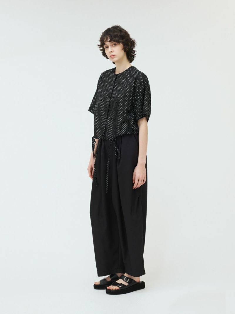 mizuiro ind ドットドローストリングシャツ｜ MARcourt ONLINE