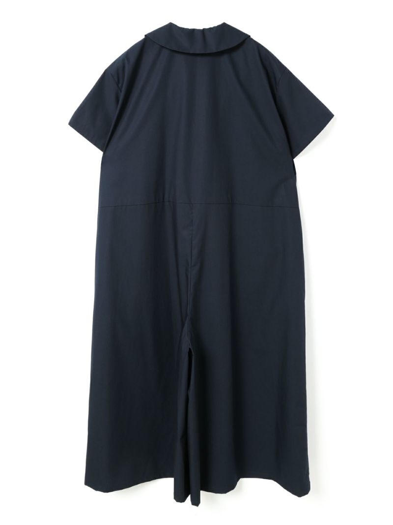 9/16(火)12:00販売終了】mizuiro ind ワイドカラーカバーオール