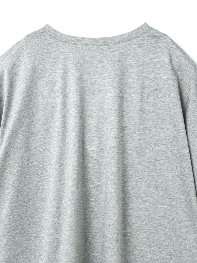 ミズイロインド mizuiroindロールアップスリーブワイドT ピンク mizuiro ind｜ロールアップ スリーブ ワイドTシャツ roll up slv