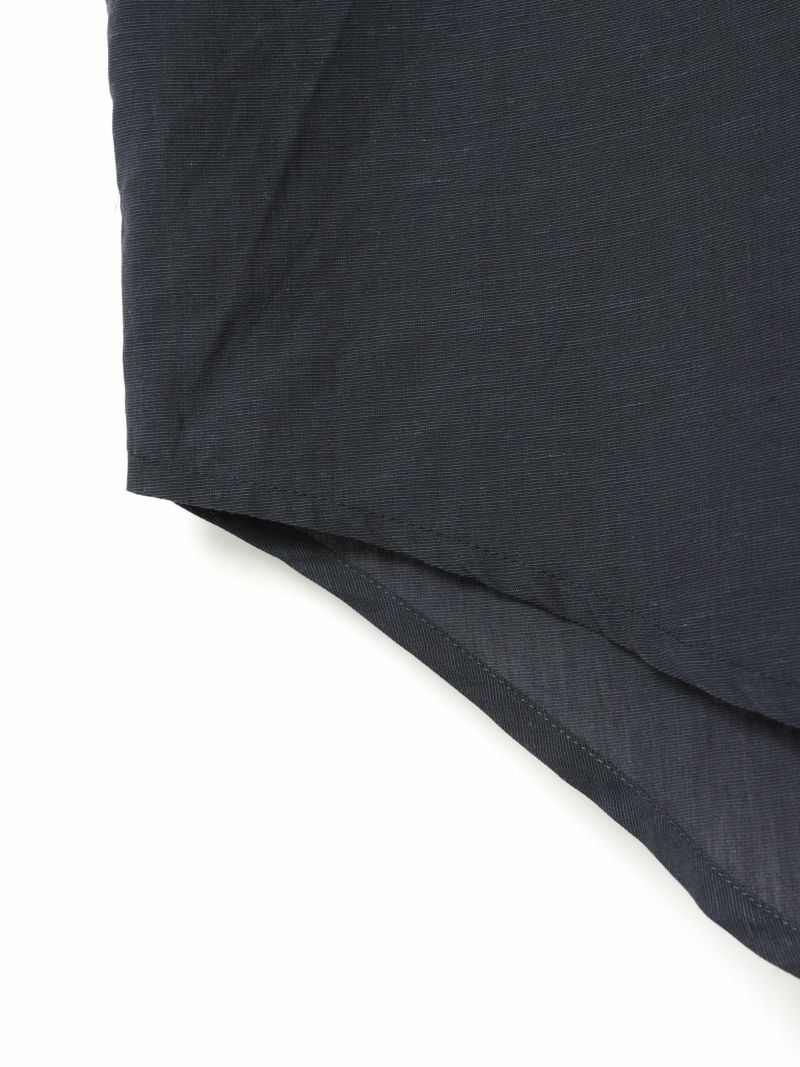 mizuiro ind ハーフスリーブワイドチュニックシャツ｜ MARcourt