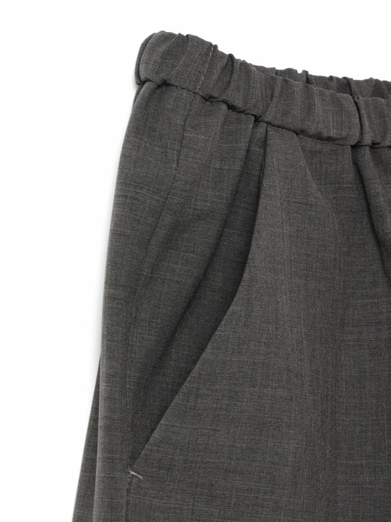 mizuiro ind センタープレスワイドスラックス｜ MARcourt ONLINE