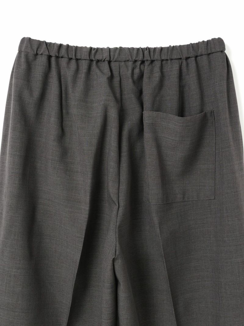 mizuiro ind センタープレスワイドスラックス｜ MARcourt ONLINE