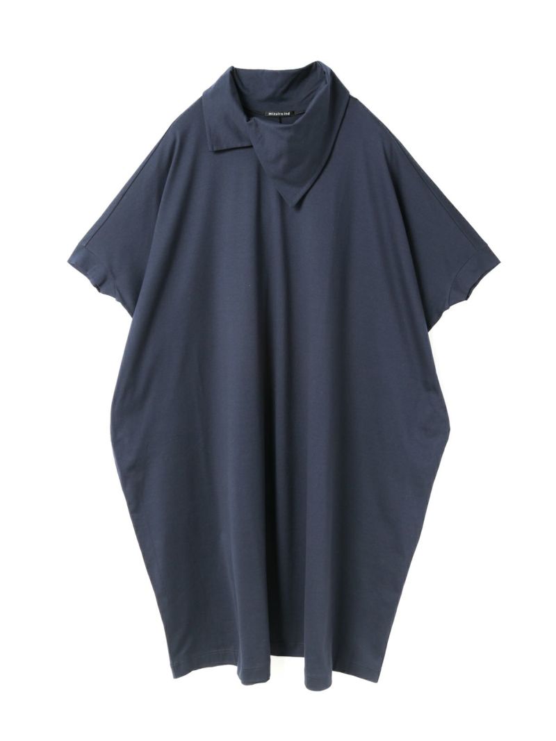 セール 20%OFF】mizuiro ind クルーネックフレアジレワンピース