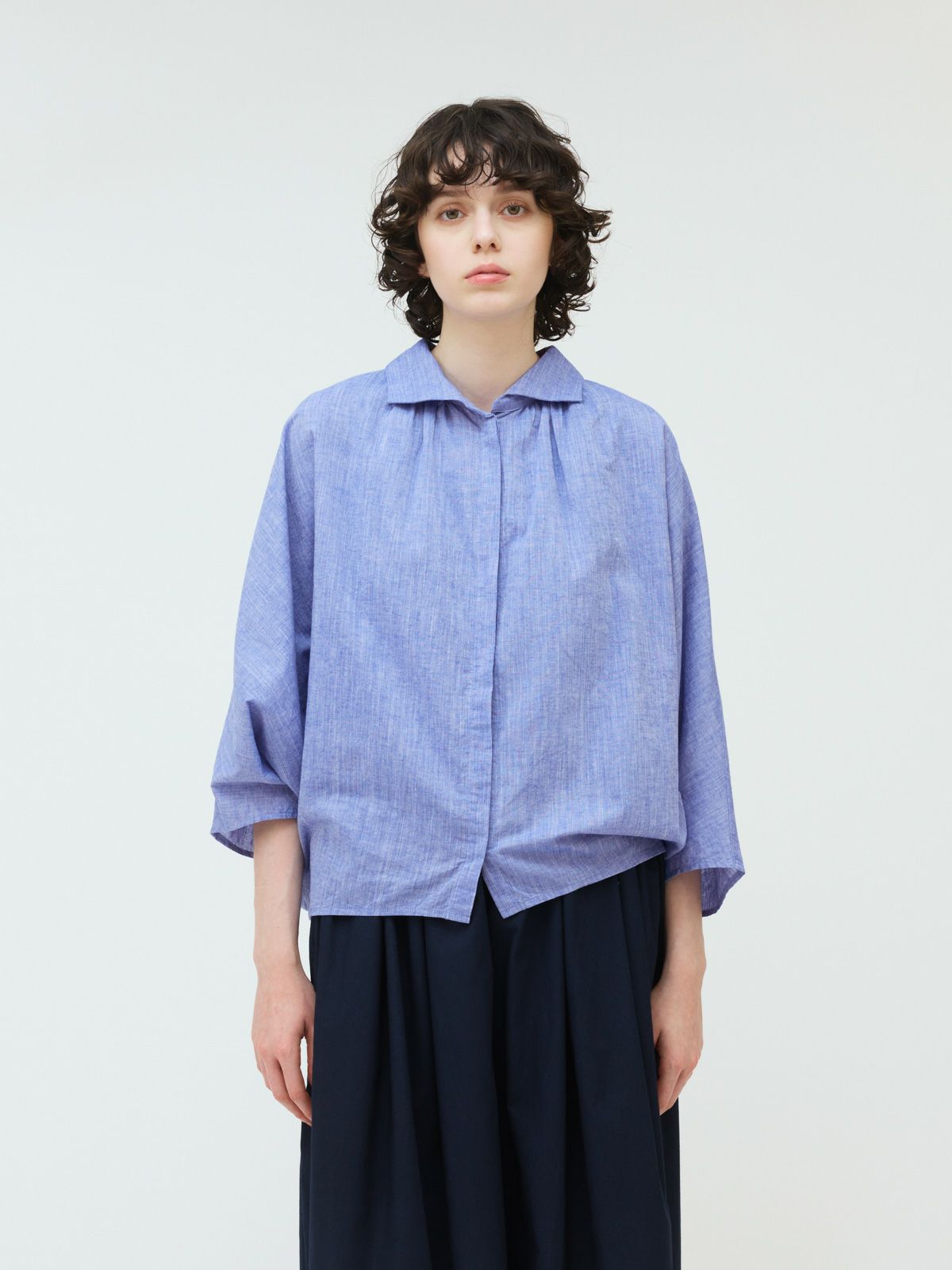 gathered dolman shirt