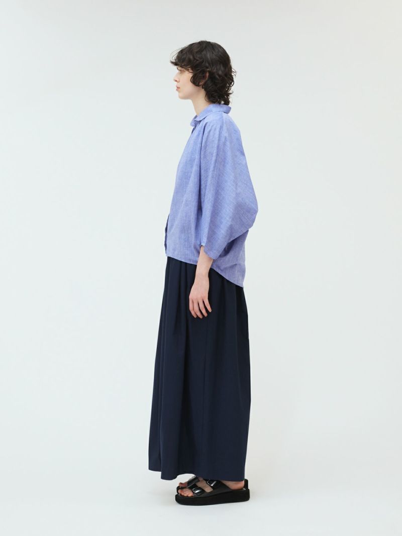 mizuiro ind ギャザードルマンシャツ｜ MARcourt ONLINE STORE