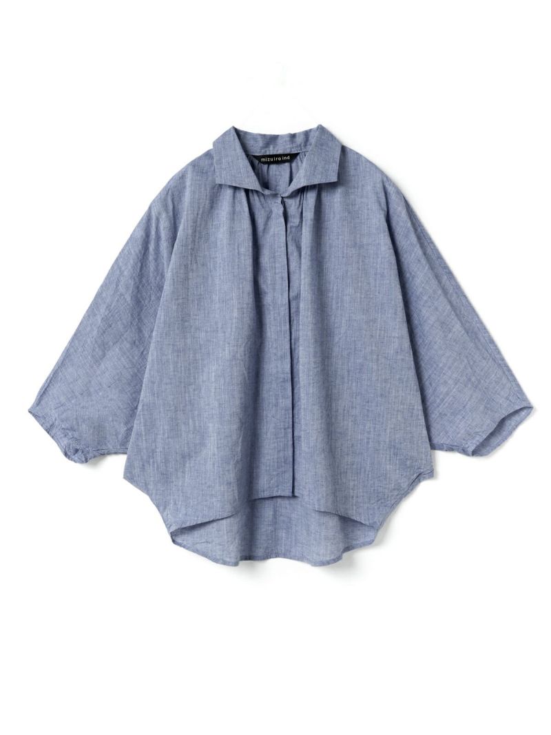 mizuiro ind ギャザードルマンシャツ｜ MARcourt ONLINE STORE