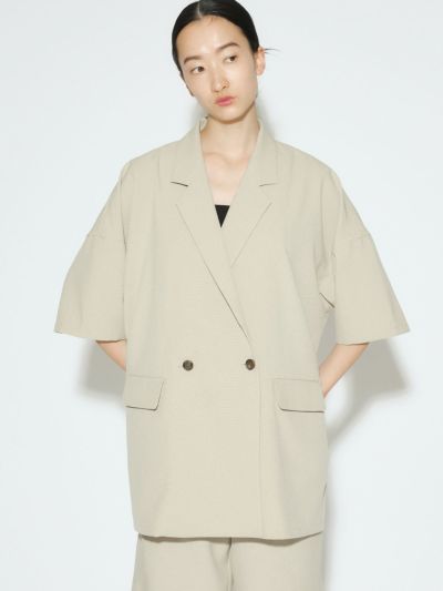 MIDIUMISOLID for Ladies ライトワイドジャケット