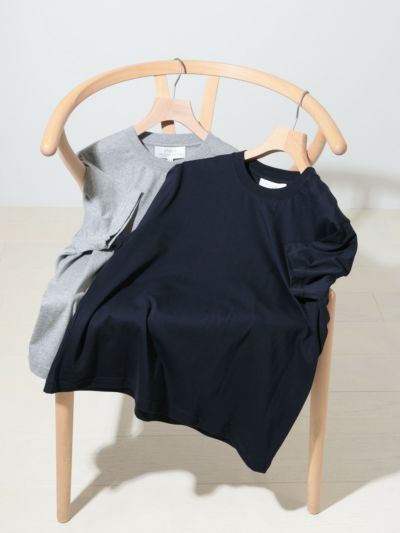STUDIO NICOLSON MID-WEIGHT JERSEY MARINE (SNW - 1619 Tee)