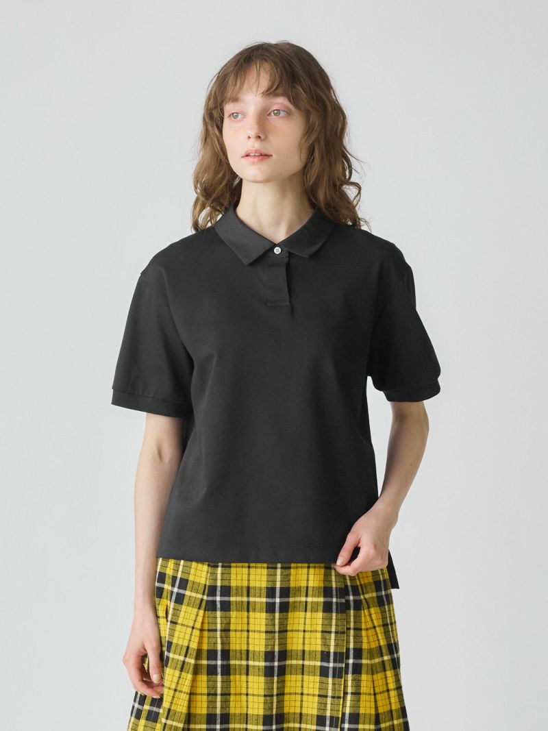 half slv polo shirt