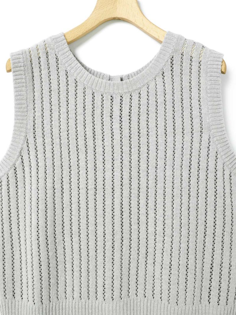 MidiUmi 柄編み2WAYベスト｜ MARcourt ONLINE STORE