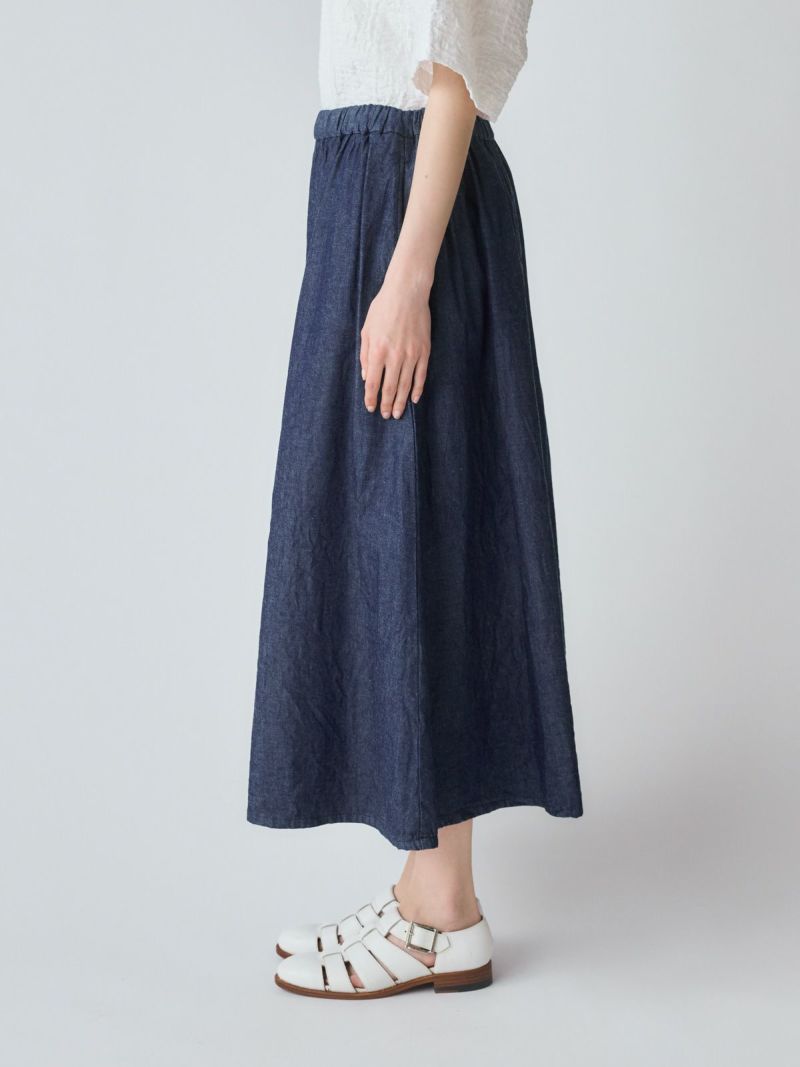MidiUmi デニムフレアスカート｜ MARcourt ONLINE STORE