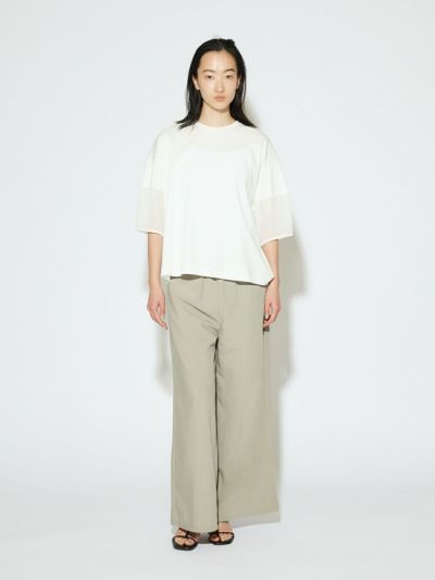 MIDIUMISOLID for Ladies イージーバギースラックス