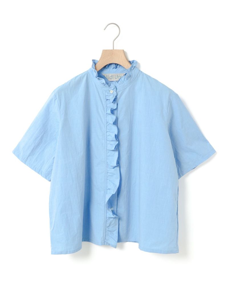 みまページ MidiUmi ハーフスリーブフリルショートシャツ｜ MARcourt ONLINE
