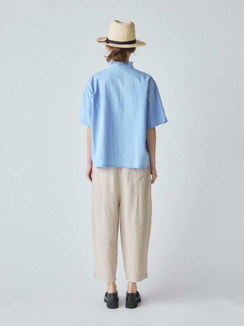 MidiUmi ハーフスリーブフリルショートシャツ｜ MARcourt ONLINE