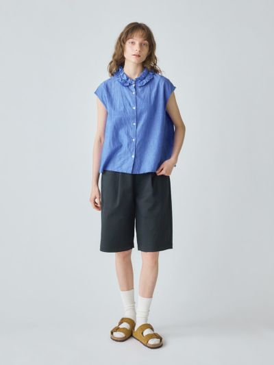 MidiUmi タックショートパンツ