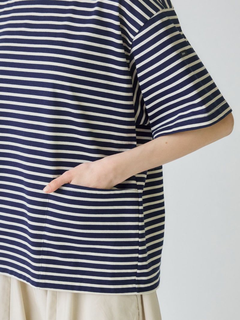 MidiUmi サイドポケットボーダーTシャツ｜ MARcourt ONLINE