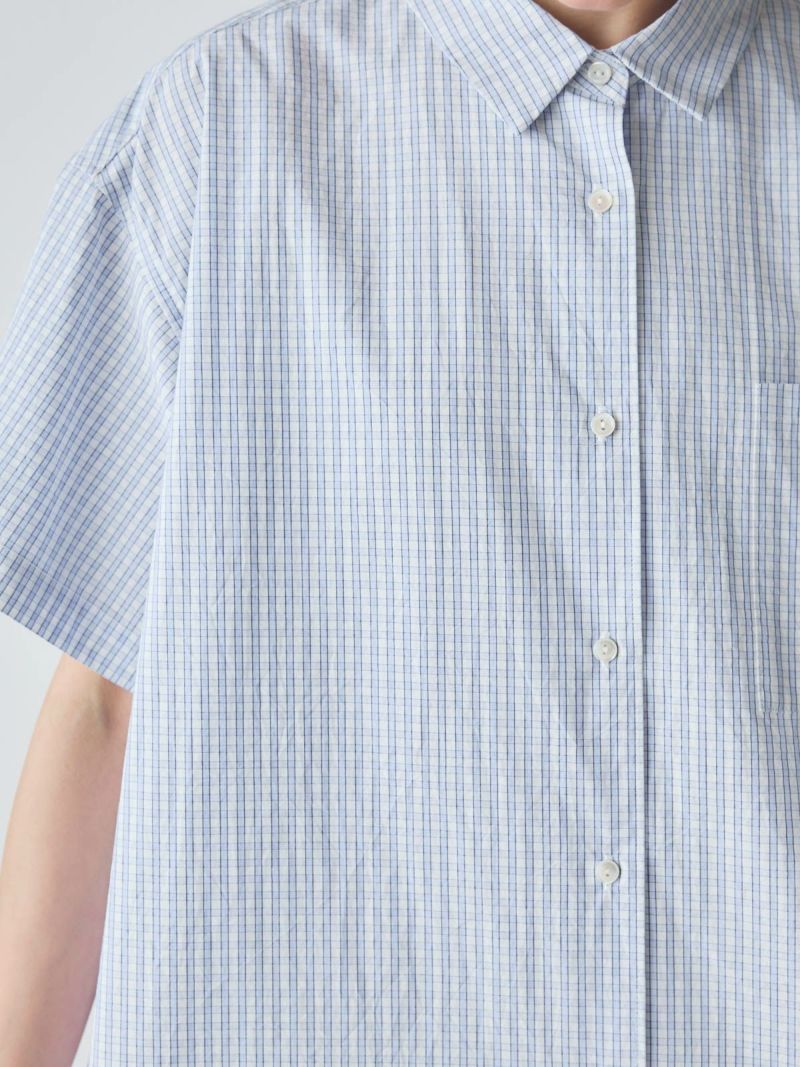 MidiUmi ハーフスリーブ柄ワイドロングシャツ｜ MARcourt ONLINE