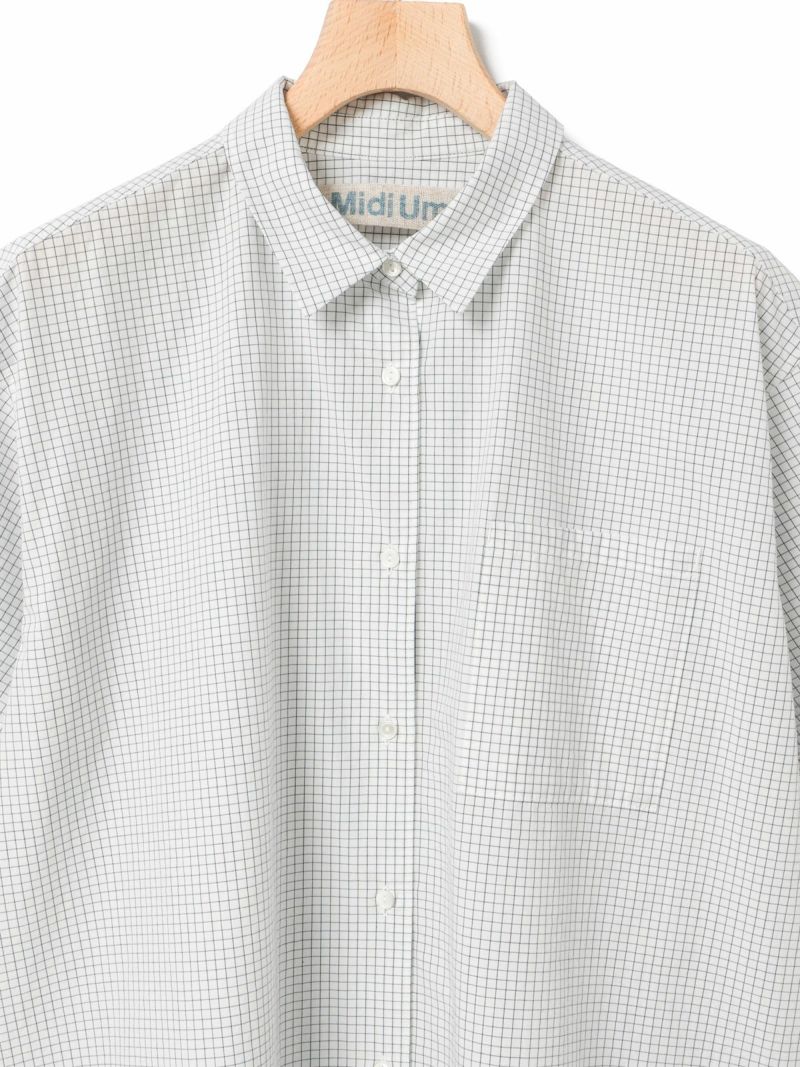 MidiUmi ハーフスリーブ柄ワイドロングシャツ｜ MARcourt ONLINE