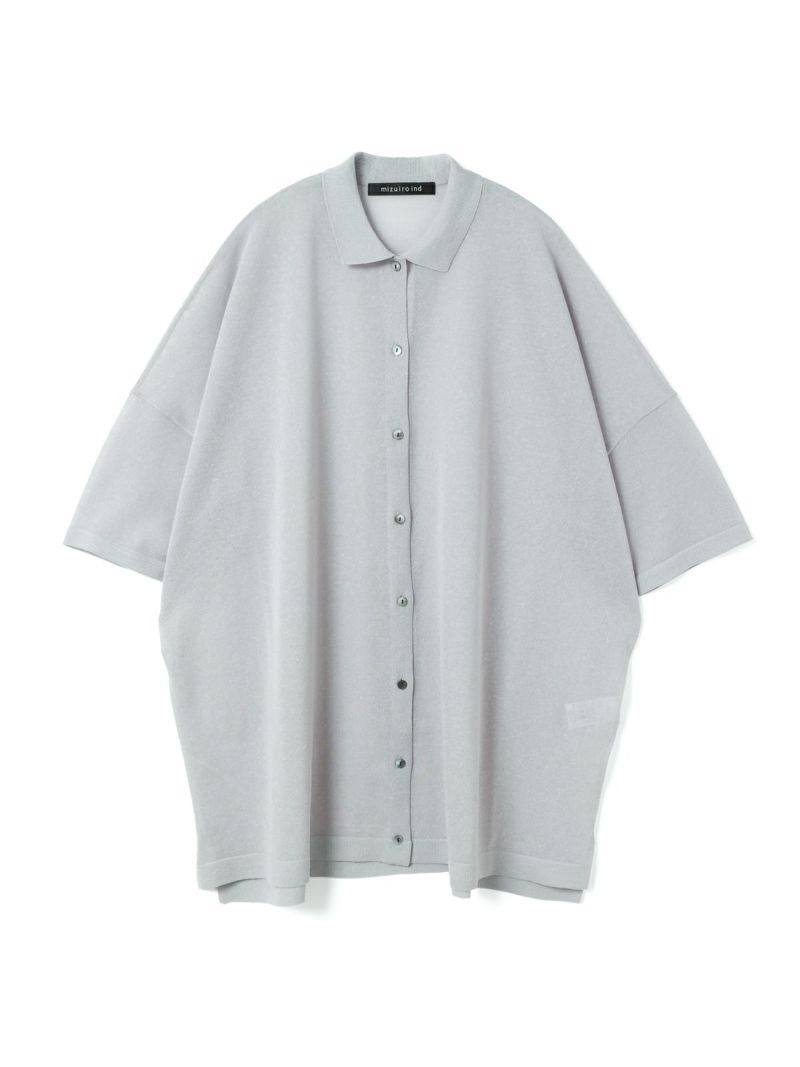 mizuiro ind ワイドニットシャツ｜ MARcourt ONLINE STORE