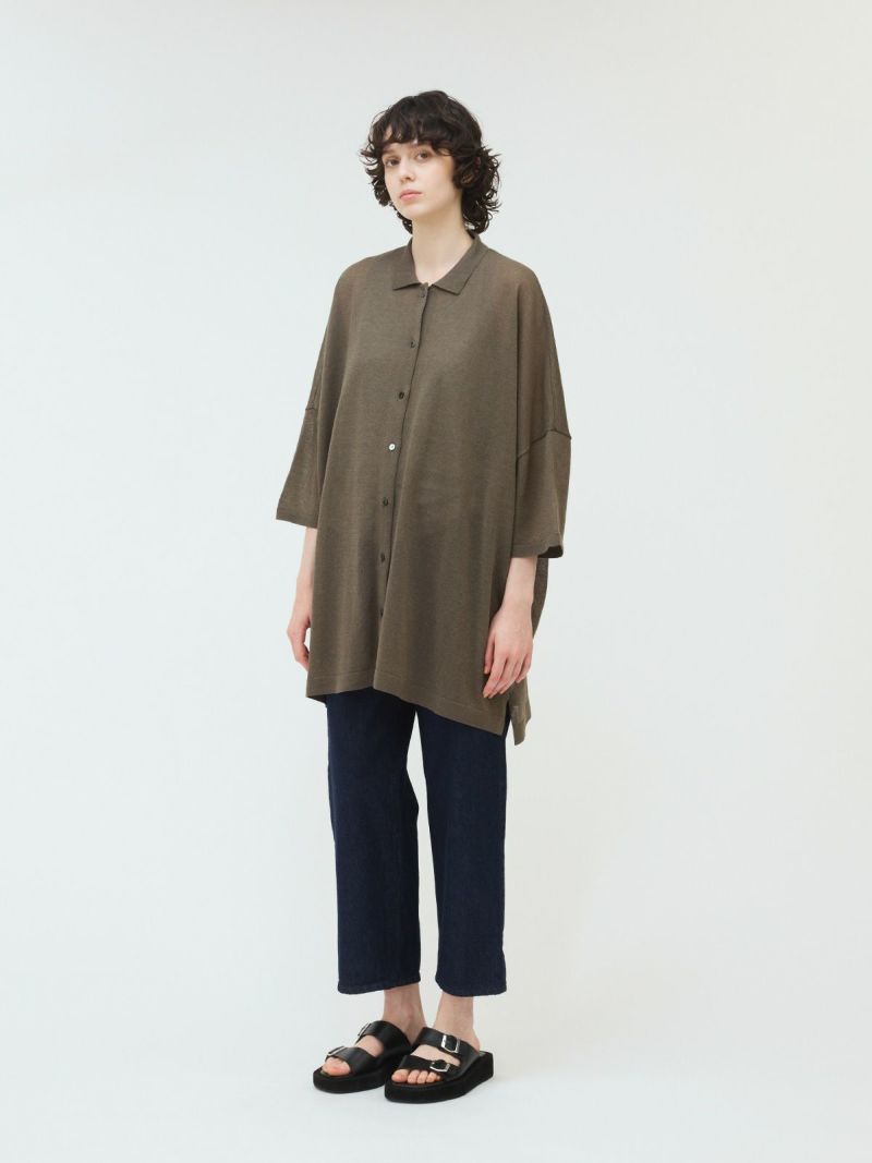 mizuiro ind ワイドニットシャツ｜ MARcourt ONLINE STORE