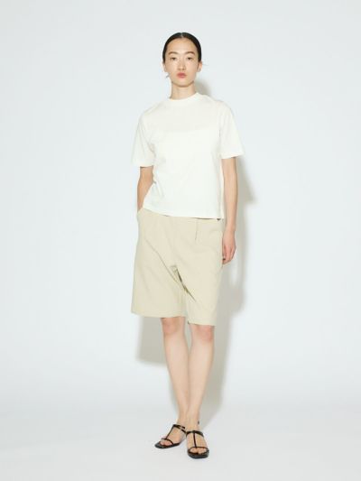 MIDIUMISOLID for Ladies イージーハーフスラックス